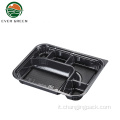 Restaurant Food Grade Safety 5 Compartment Food Container